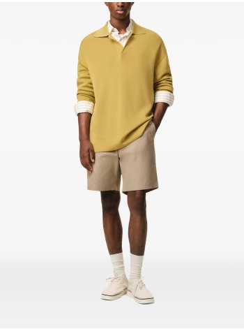 ami pantalon corto hombre elasticated waist shorts with embossed ami de coeur - hso835co0132 a036 2