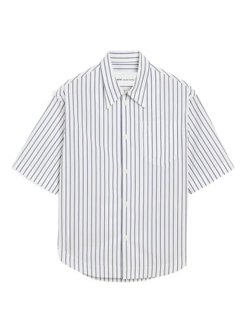 ami camiseria hombre short sleeve wide shirt with camp collar and patch pocket - ush809co0220 a074