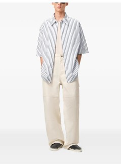 ami camiseria hombre short sleeve wide shirt with camp collar and patch pocket - ush809co0220 a074