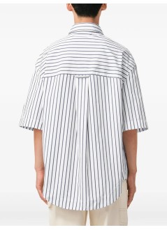 ami camiseria hombre short sleeve wide shirt with camp collar and patch pocket - ush809co0220 a074