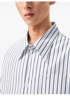 ami camiseria hombre short sleeve wide shirt with camp collar and patch pocket - ush809co0220 a074