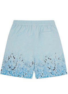 icecream cargo mangradient snakeskin running dog swim shorts - ic26113 blue