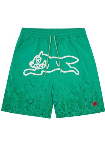 icecream cargo mangradient snakeskin running dog swim shorts - ic26113 green