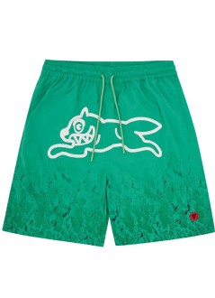 icecream cargo mangradient snakeskin running dog swim shorts - ic26113 green