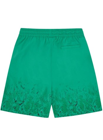 icecream cargo mangradient snakeskin running dog swim shorts - ic26113 green 2