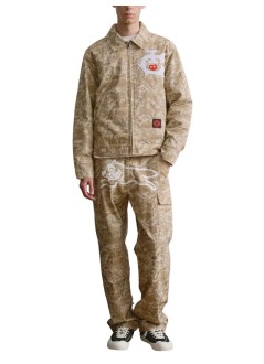 icecream pantalon hombre snakeskin running dog cargo pants - ic26109 light brown
