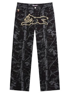 icecream pantalon jeans hombre tree camo double scoop denim pants - ic26167 black