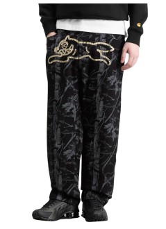 icecream pantalon jeans hombre tree camo double scoop denim pants - ic26167 black