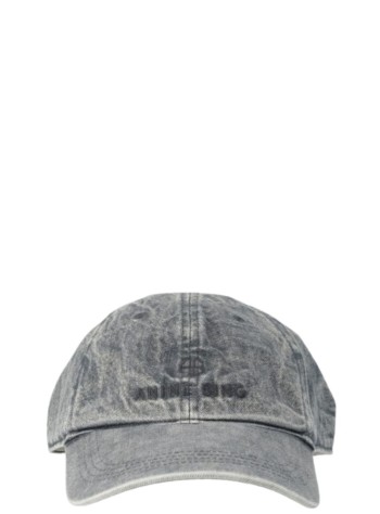 anine bing gorras mujer jeremy baseball cap - a1211968gry35 washed grey