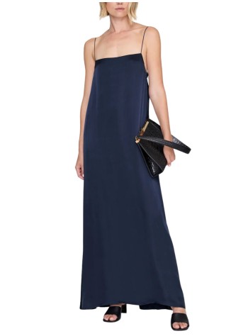 anine bing vestido mujer mae dress - a0212007nav01 navy 2
