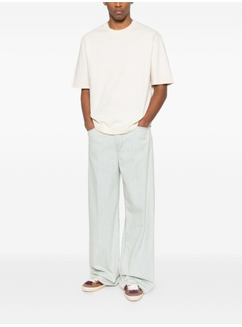 golden goose denim manjourney m's wide pant parker pastel full sky wash - gmp02520p002359 50491 2