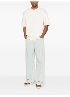 golden goose denim manjourney m's wide pant parker pastel full sky wash - gmp02520p002359 50491