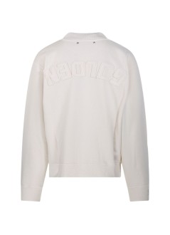 golden goose sudadera hombre boxi sweatshirt cotton fleece logo patch - gup01872p001579 11560