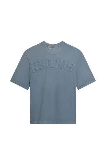 golden goose camiseta hombre relaxed fit t-shirt faded cotton jersey logo patch - gup01873p001773 50813 2