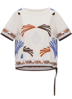 herno blusa mujer blusa con coulisse al fondo - bl000050d13320 9999
