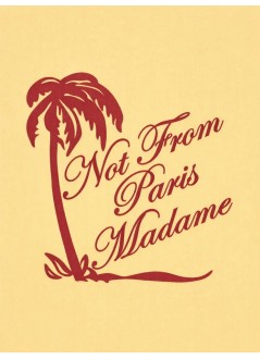 drôle de monsieur t-shirt mant-shirt slogan palmiers - kts297co002lyl light yellow