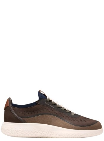 cole haan sneaker mangeneration zerøgrand iii sneakers - c42022 ch dk chocolate navy blazer ch british tan