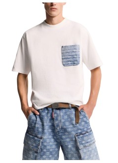 dsquared t-shirt manloose fit - s74gd1554d20106 100