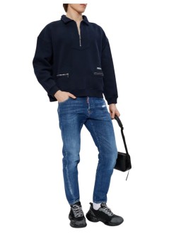 dsquared sweater manboyfriend zip fit - s74gu0932d25027 478