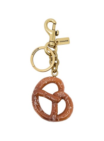 coach llaveros unisex small pretzel bag charm - cy398 b4 multi 2