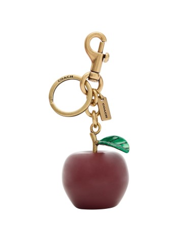 coach llaveros unisex small apple bag charm - cy399 b4 multi 2