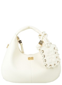 ganni handbag womanhobo mini grained - b2070102 135