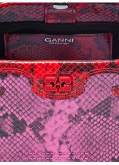 ganni crossbody mujer bou mini snake - b2100132 09z