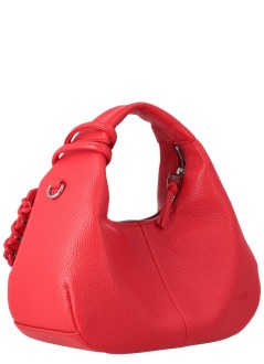 ganni handbag womanhobo mini grained - b2070123 06p