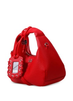 ganni handbag womanhobo mini grained - b2070123 06p