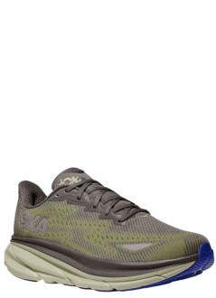 hoka one one sneaker hombre clifton 9 - 1141470 gravel eggshell