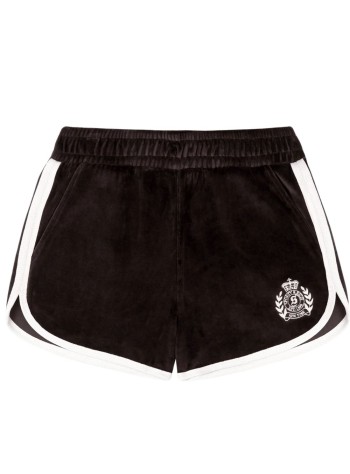 sporty & rich short pant womanny crest velour track short - sh04865243br03 10