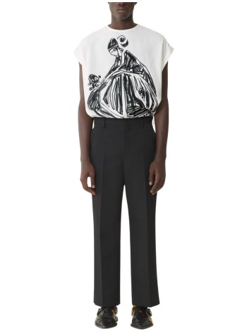 lanvin camiseta hombre m&d print split-neck t-shirt - rmts00366257p26 00 2