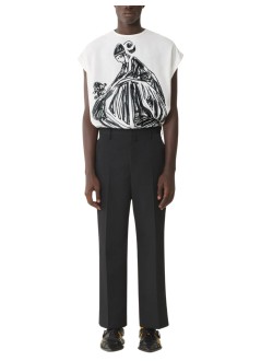 lanvin camiseta hombre m&d print split-neck t-shirt - rmts00366257p26 00