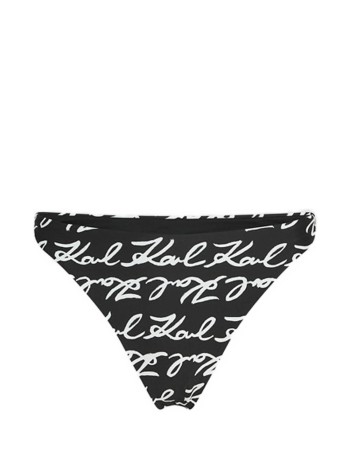 karl lagerfeld bikini panties womankarl signature aop cheeky - b1w46059 2uv