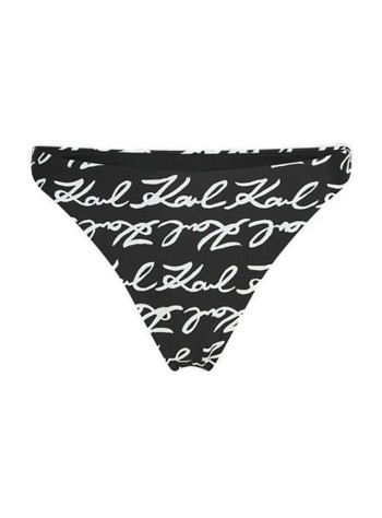karl lagerfeld bikini panties womankarl signature aop cheeky - b1w46059 2uv 2
