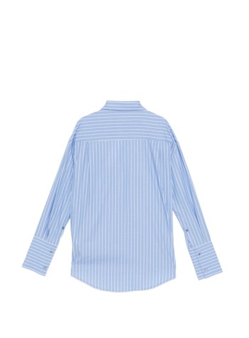 karl lagerfeld camiseria mujer autograph striped poplin shirt - b2w11018 1ik 2