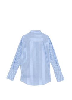 karl lagerfeld camiseria mujer autograph striped poplin shirt - b2w11018 1ik