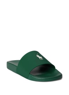 polo ralph lauren beach manpolo slide-sandals-slide - 809p07314002 forest deckwash white
