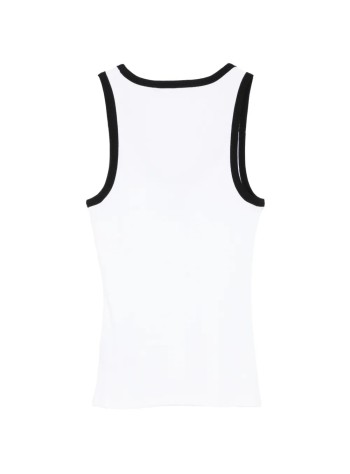 karl lagerfeld top mujer autograph logo tank top - b2w17003 101 2