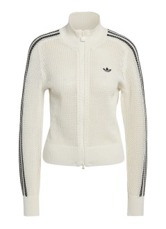 adidas originals sudadera mujer crochet tt - kc6496 owhite
