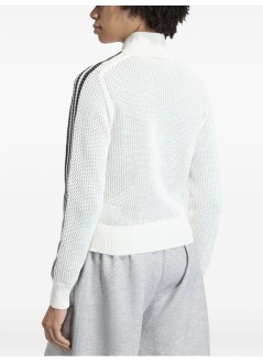 adidas originals sudadera mujer crochet tt - kc6496 owhite