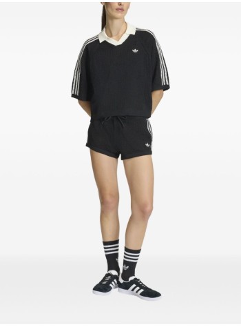 adidas originals short pant womancrochet shorts - kc6478 black 2