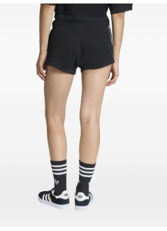 adidas originals pantalon corto mujer crochet shorts - kc6478 black