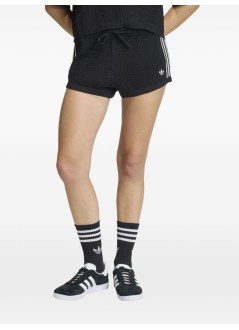 adidas originals pantalon corto mujer crochet shorts - kc6478 black