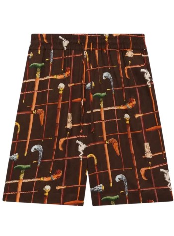 drôle de monsieur short pant manshort cannes - kbs158vi033bn brown