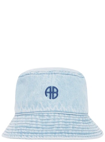 anine bing cap womannicks bucket hat - a1212194whd64 washed blue