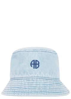 anine bing cap womannicks bucket hat - a1212194whd64 washed blue