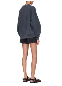 anine bing sweater womanmiles sweatshirt palms - a0812381whg1 grey
