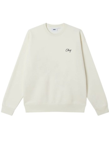 obey sudadera hombre obey paper rose off white - 118214300 off