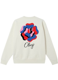 obey sweater manobey paper rose off white - 118214300 off